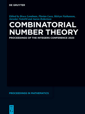 cover image of Combinatorial Number Theory